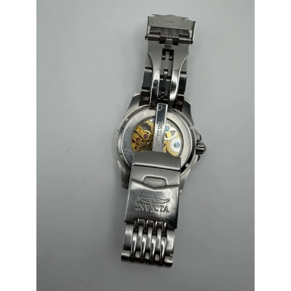 RARE Invicta 5114 Mechanical Skeleton Men's Watch - Discontinued - WORKING